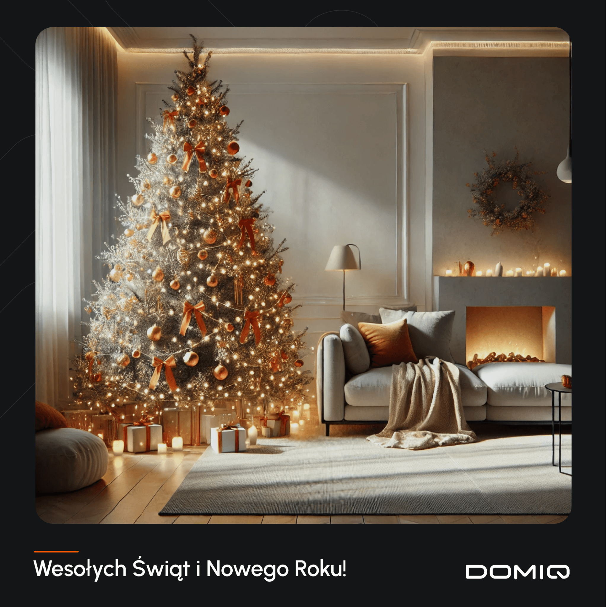 Wesołych Świąt i Nowego Roku! Od DOMIQ
